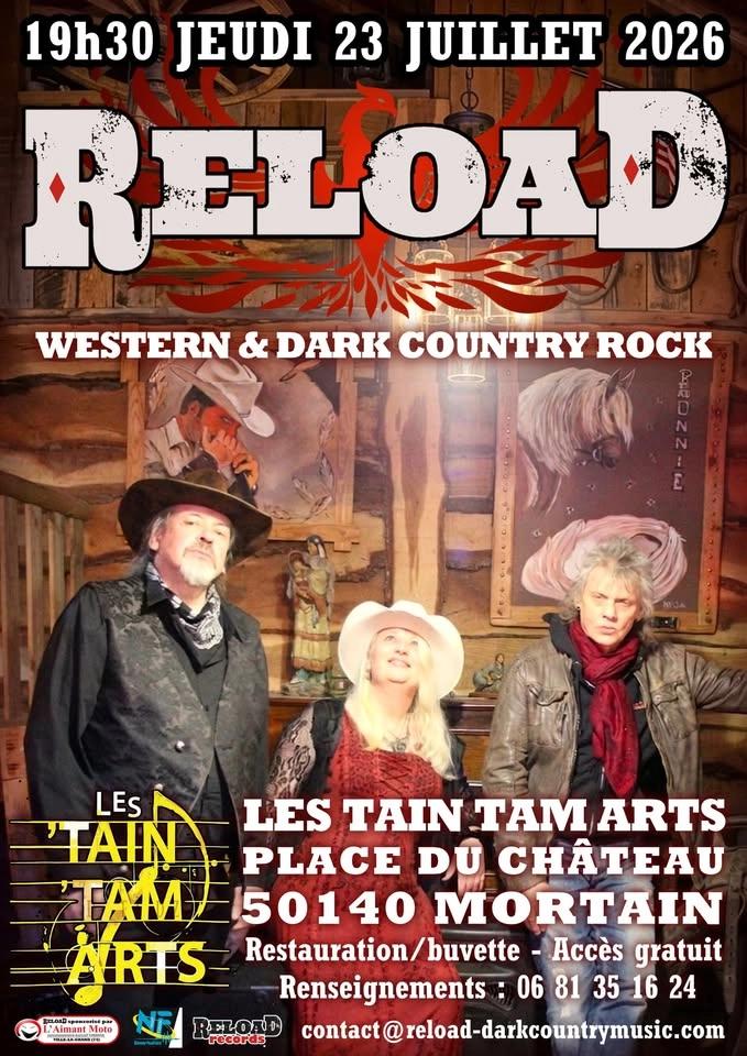 RELOAD en concert aux Tain Tam Arts, Mortain !