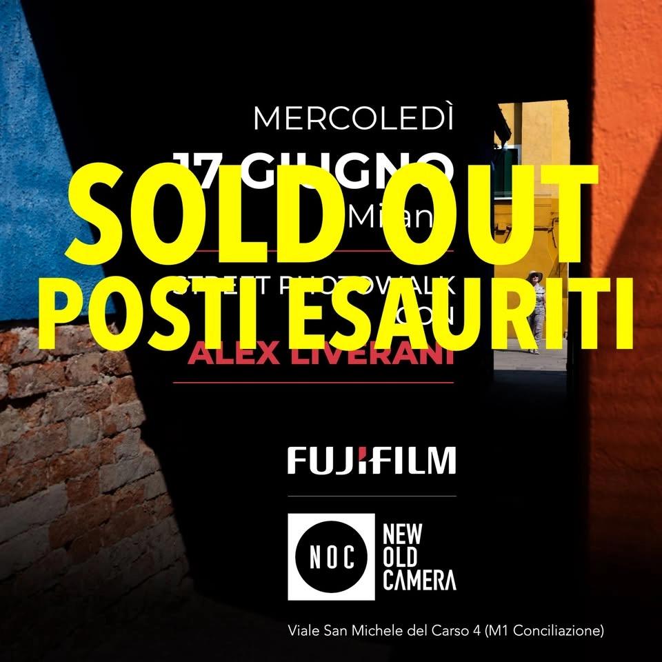 Street PhotoWalk con Alex Liverani, Fujifilm e New Old Camera