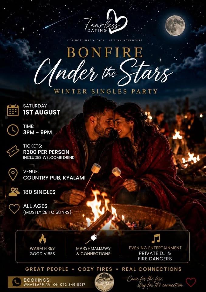 🔥Bonfire, Under The Wintery Stars 🌠 Singles Party ✨