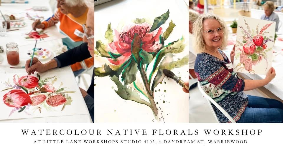 Watercolour Native Florals