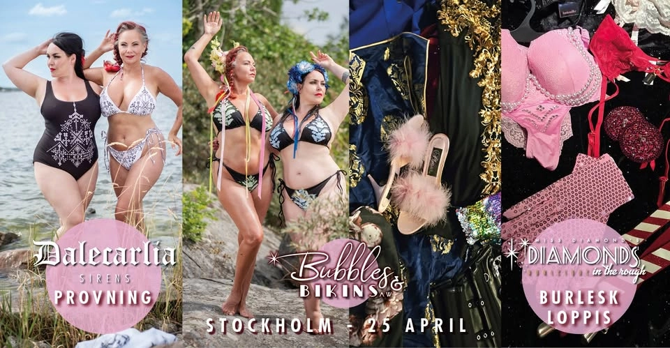 25 april - STHLM Dalecarlia Sirens (provning) + Burleskloppis (Diamonds in the Rough)