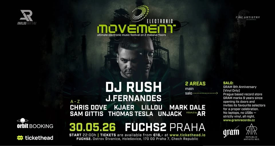 ELECTRONIC MOVEMENT w/ DJ RUSH