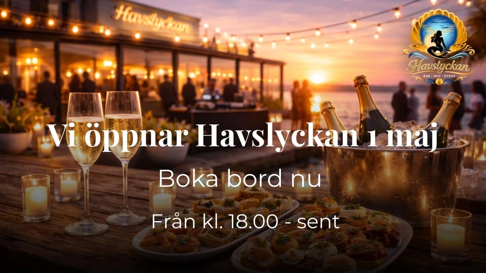 INVIGNINGSHELG - Havslyckan öppnar 1 maj💙🌊☀️