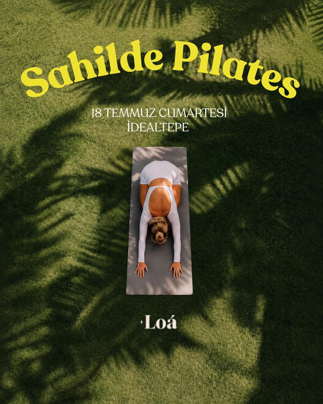 Loá ile Sahil Pilates (Ücretsiz)