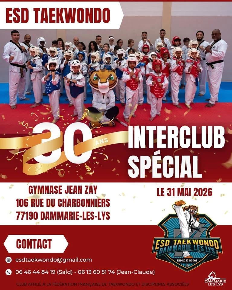 Interclub spécial 30 ans du club ESD TAEKWONDO