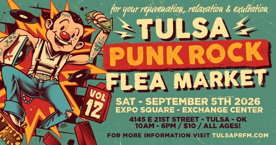 Tulsa Punk Rock Flea Market 2026!!