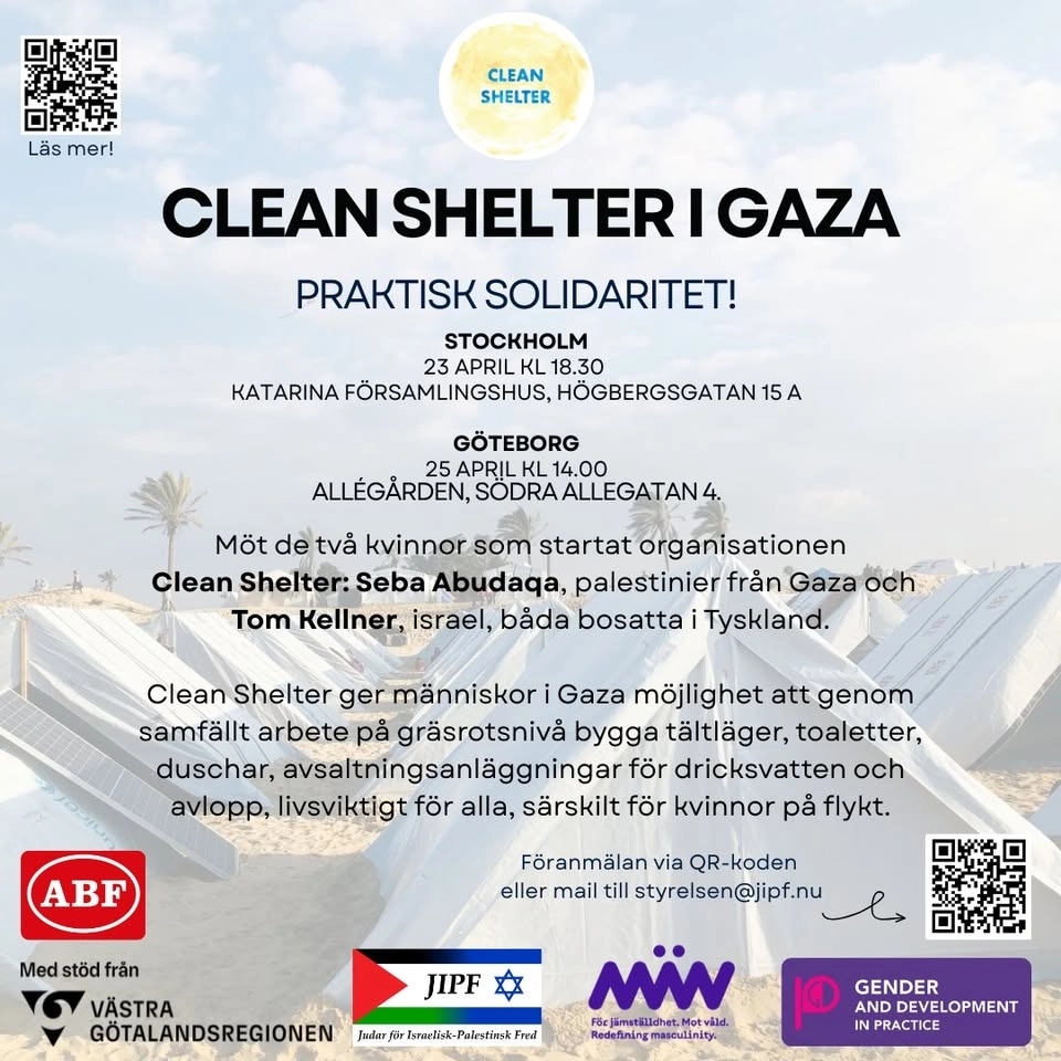 Möt Clean Shelter i Göteborg på Allégården