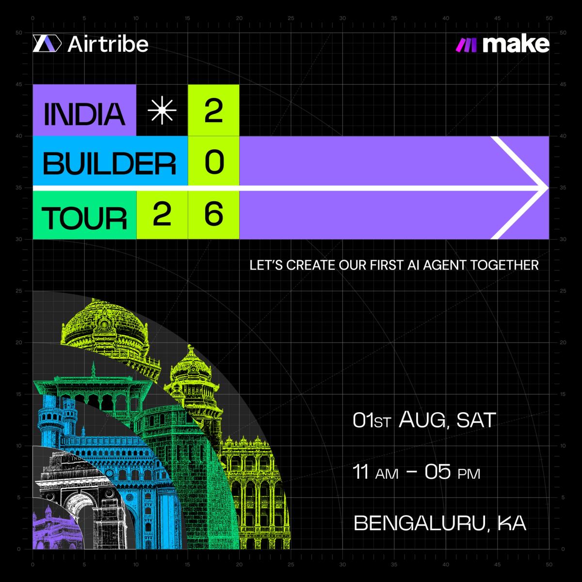 Let’s Create Our First AI Agent Together - Airtribe x Make - Bengaluru Edition