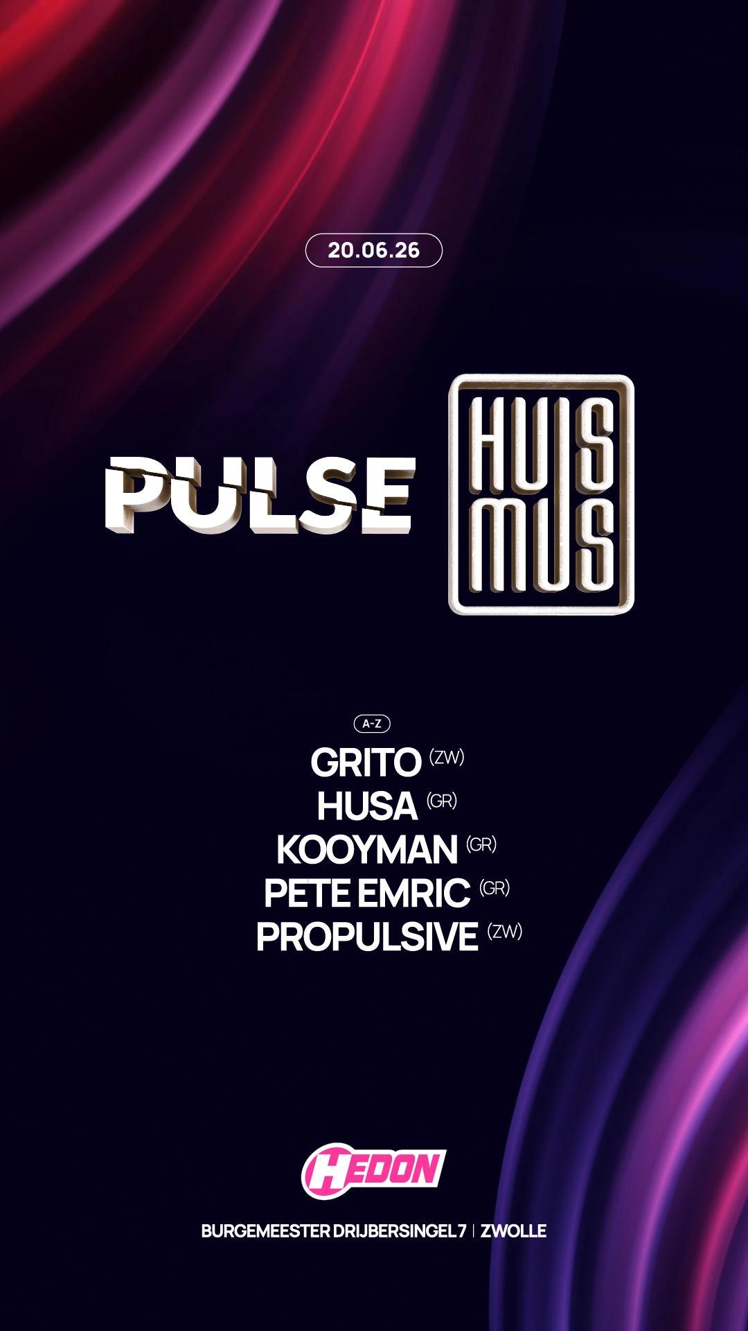 PULSE x HUISMUS Clubnight