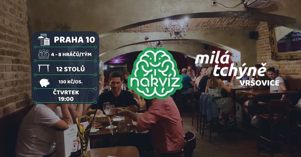 Na Kvíz I Milá Tchýně I Praha I Vršovice