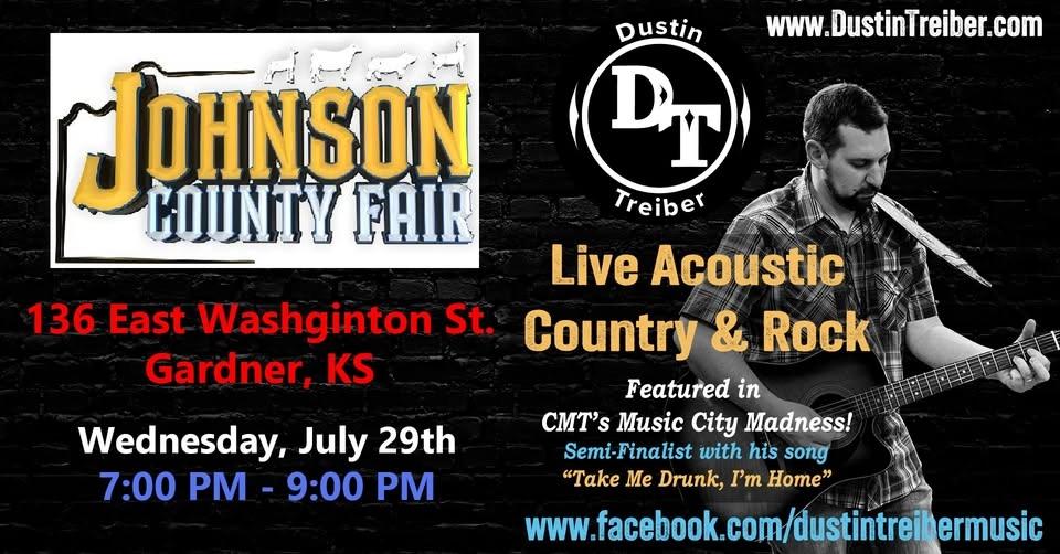 Dustin Treiber LIVE at the Johnson County Fair