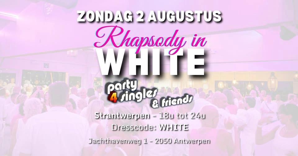 Party4singles & Friends - Rhapsody in WHITE - Strantwerpen
