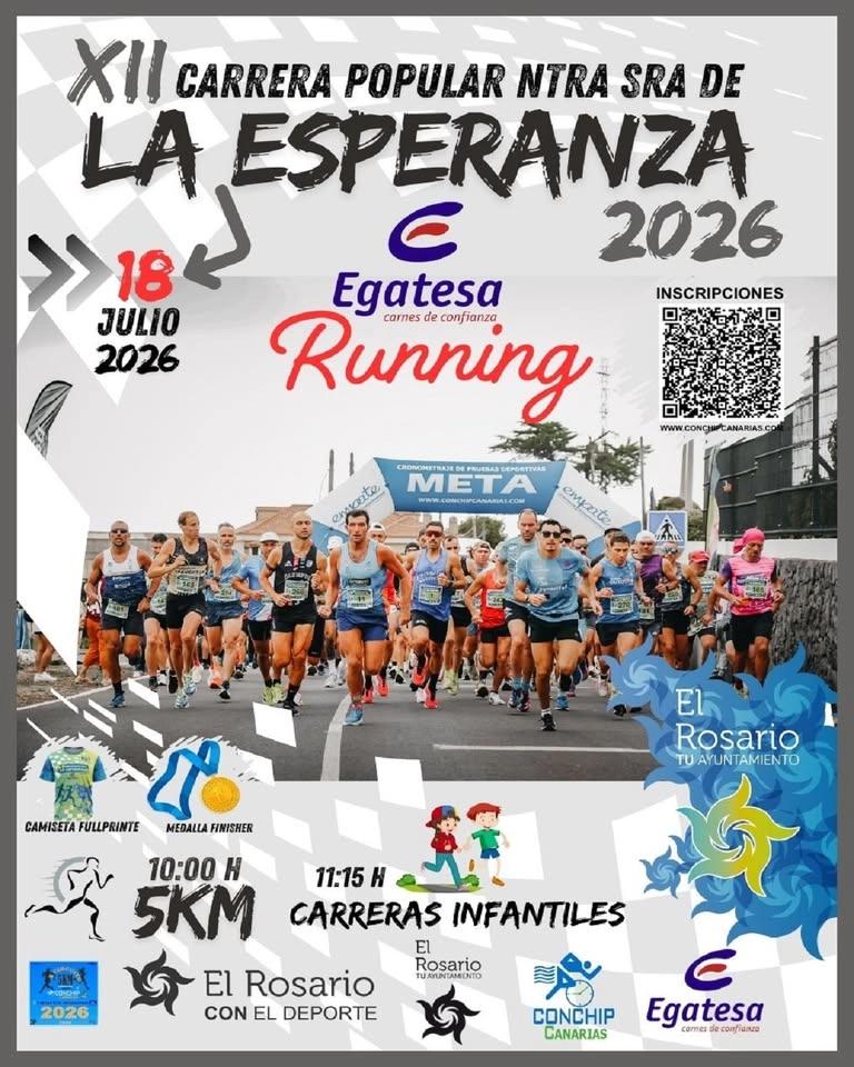 XII Carrera Popular Ntra. Sra. de La Esperanza - Egatesa Running 2026
