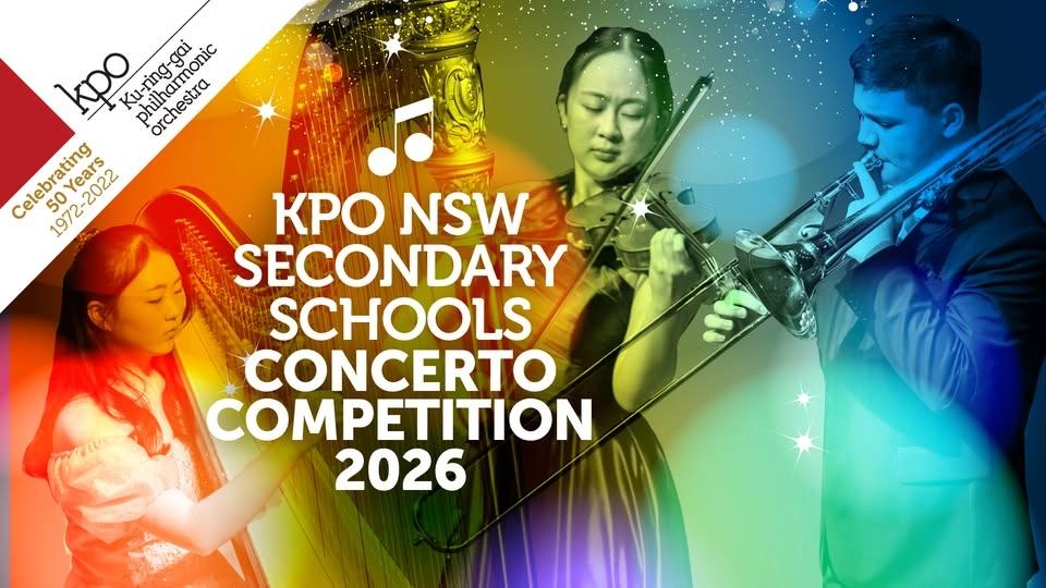 KPO NSW Secondary Schools 2026 Concerto Competition Finals Concert | The Concourse, Chatswood
