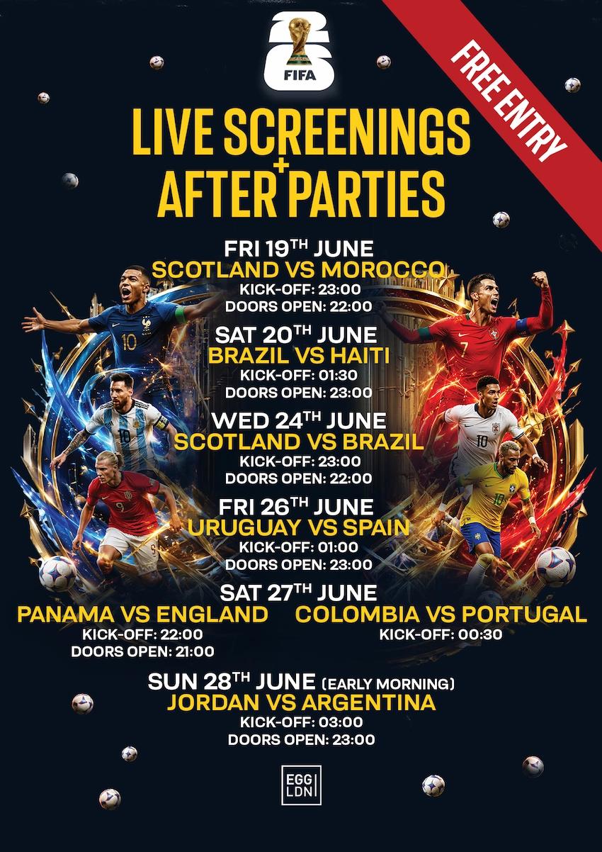 Football Viewing: Uruguay v Spain (Free Live Screening)