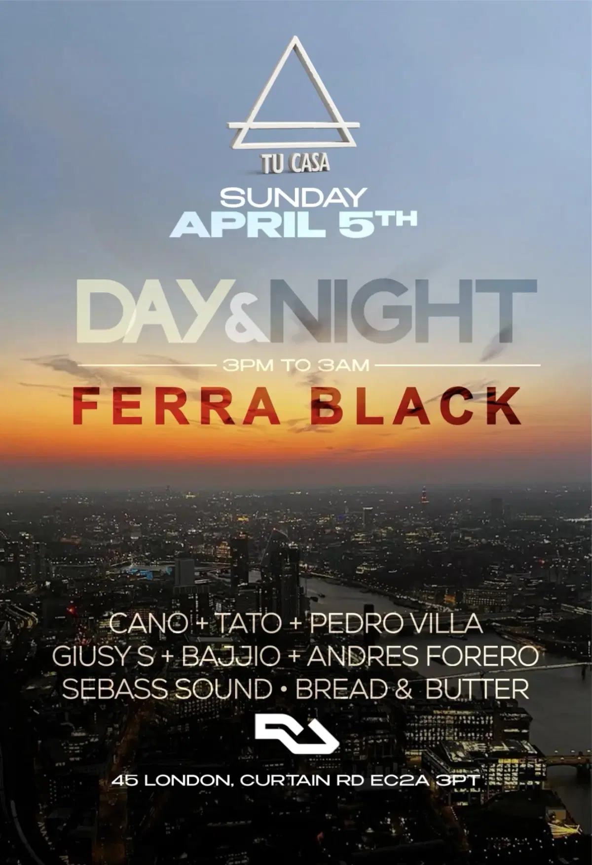 TU CASA - DAY & NIGHT with Ferra Black