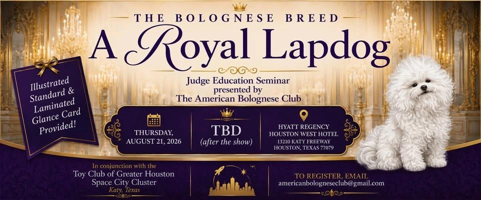 Bolognese Breed Seminar for AKC Judges