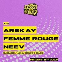 Attic Bar Residents: Arekay, Femme Rouge, Neev