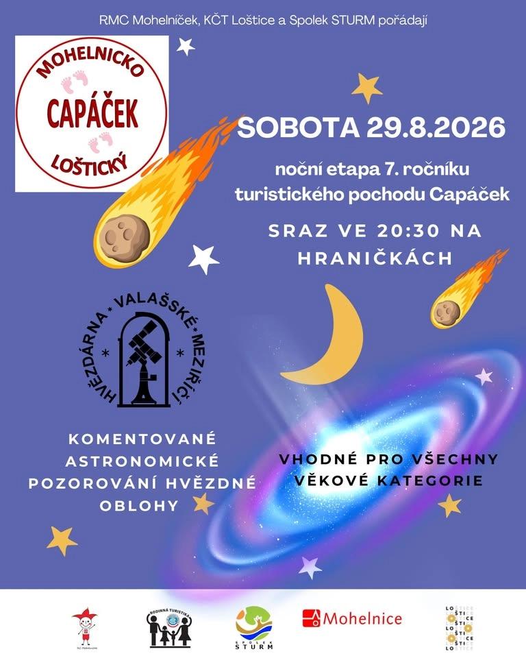 NOČNÍ ETAPA CAPÁČKU - HVĚZDÁŘSKÁ