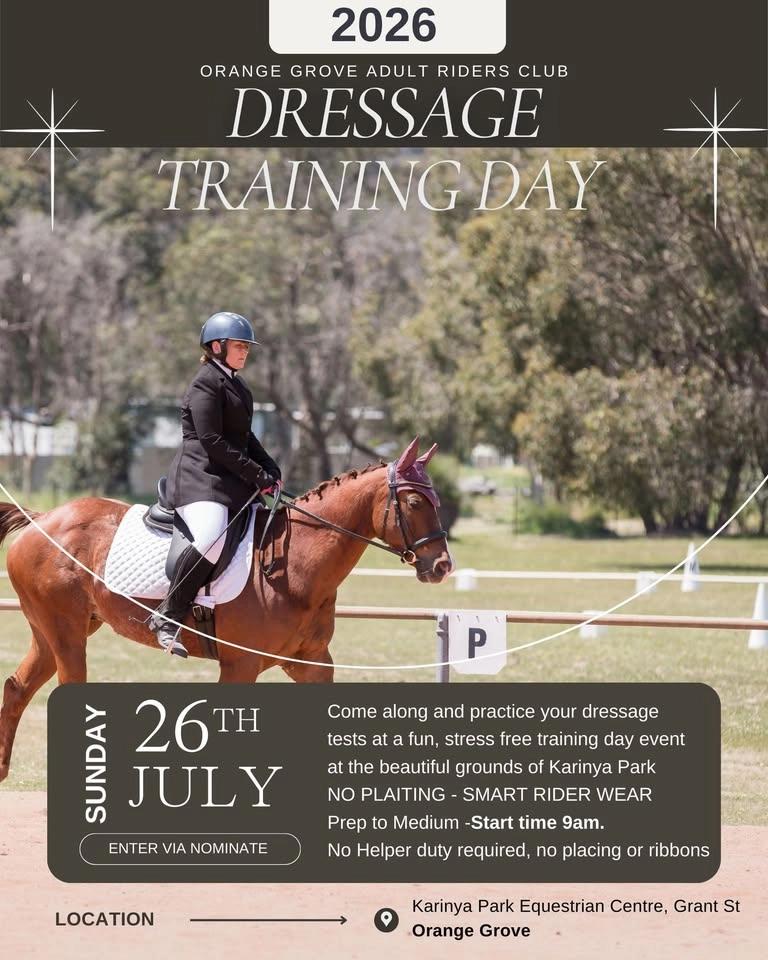 Orange Grove Dressage Training Day