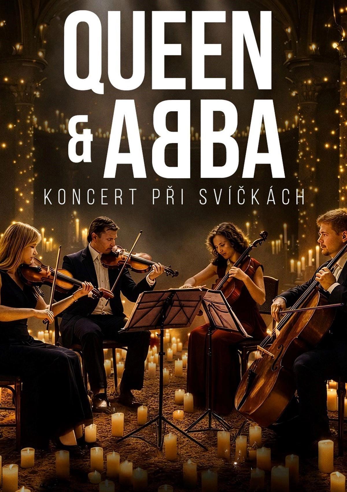 Hudba QUEEN & ABBA při svíčkách