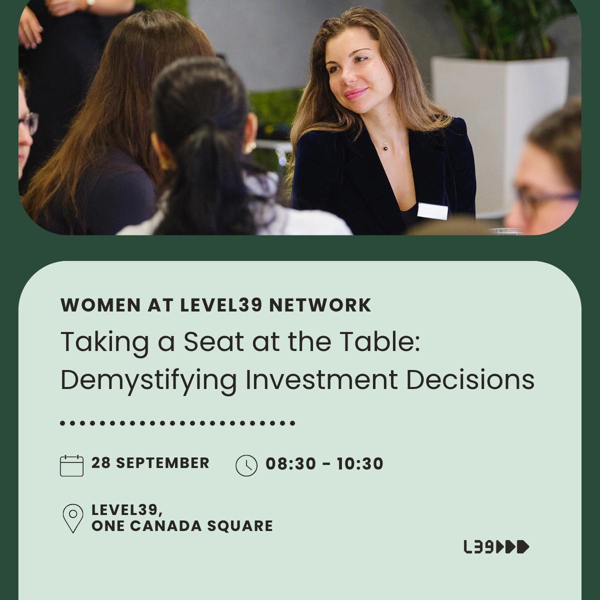 Taking a Seat at the Table: Demystifying Investment Decisions