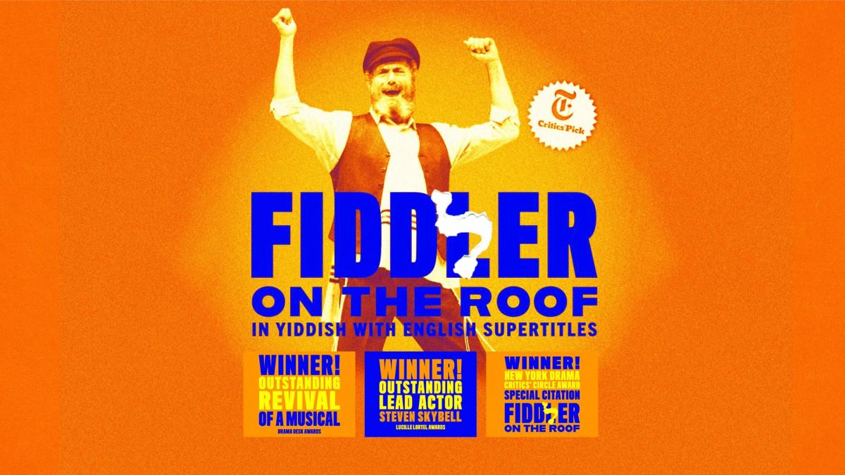 60% off | FIDDLER ON THE ROOF IN YIDDISH | English subtitles | $46 all in