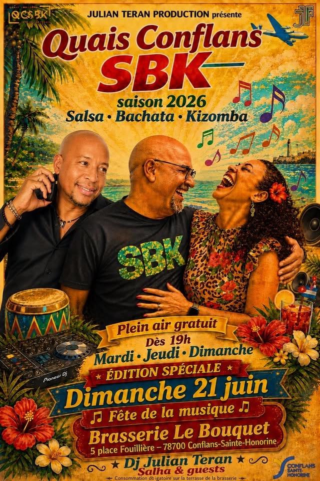QUΛIS CONFLΛNS SBK Spéciale Fête de la Musique et anniversaire Dj Julian