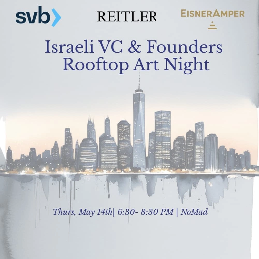Israeli VCs and Founders: Rooftop Art Night