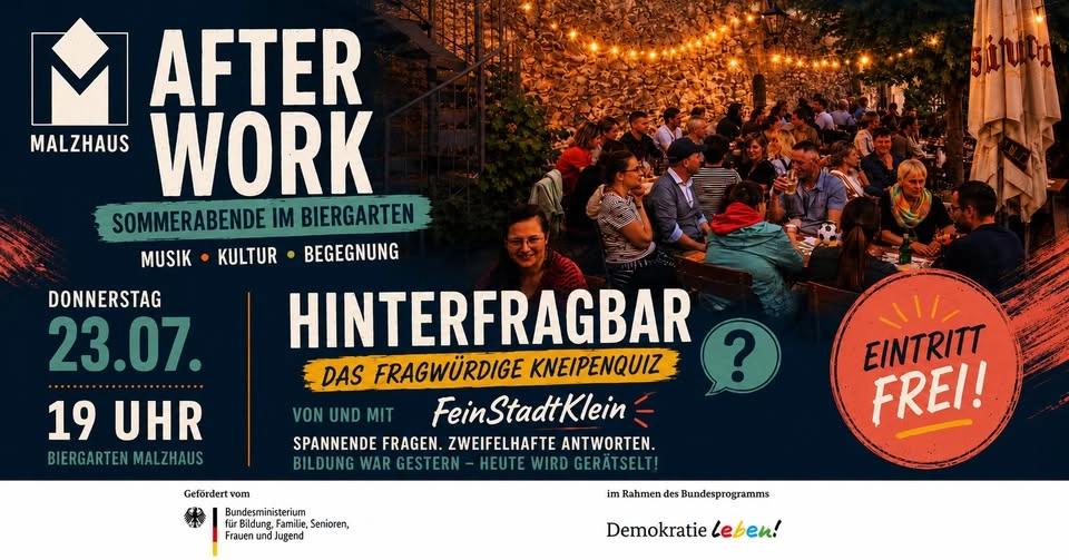 Afterwork: Hinterfragbar