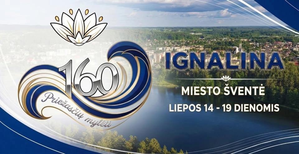 IGNALINOS miesto šventė liepos 14–19 dienomis