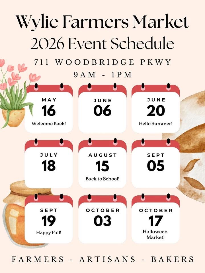 Wylie Farmers Market - June 6th