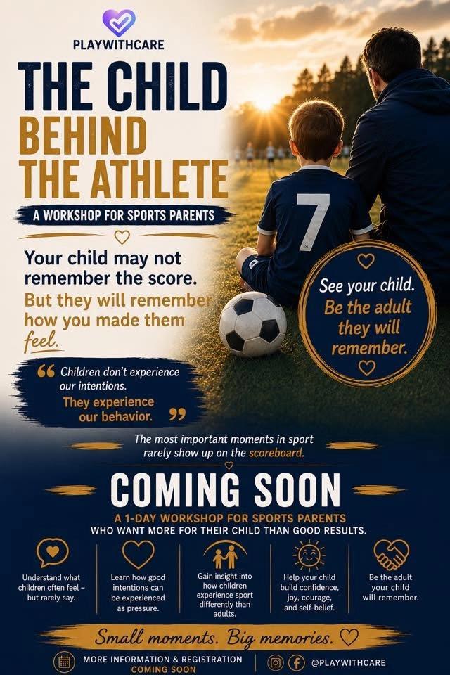 The Child Behind The Athlete - A Workshop for Sports Parents