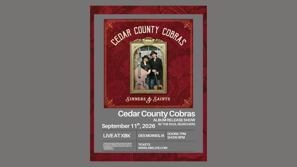 Cedar Country Cobras - Album Release w/ The Soul Searchers