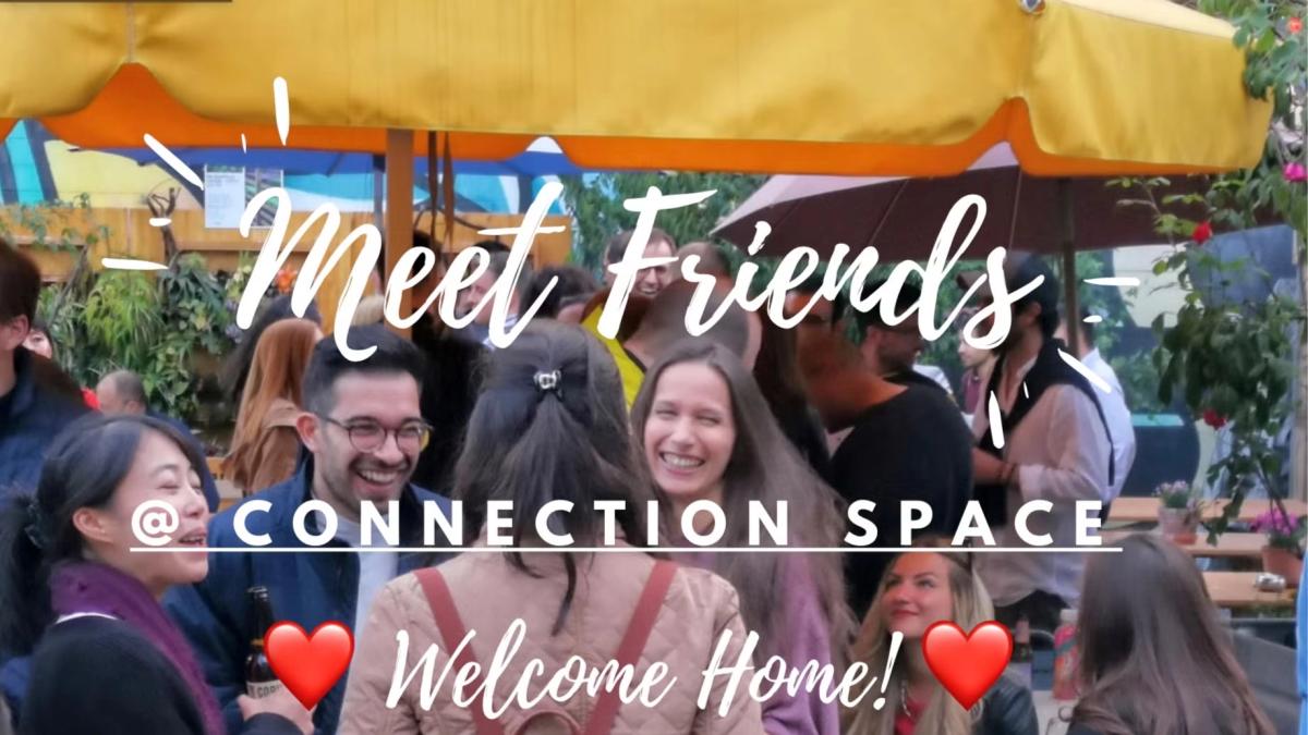 Connection Space WELCOME HOME❤️Meet FRIENDS😃Frau Gerolds ROOFTOP! Slow-friend