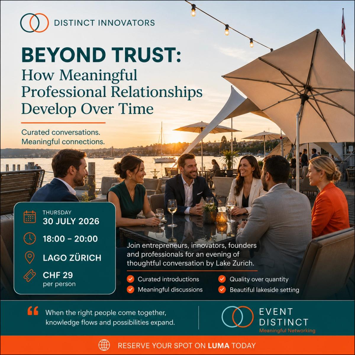 Distinct Innovators – Connecting with Purpose
