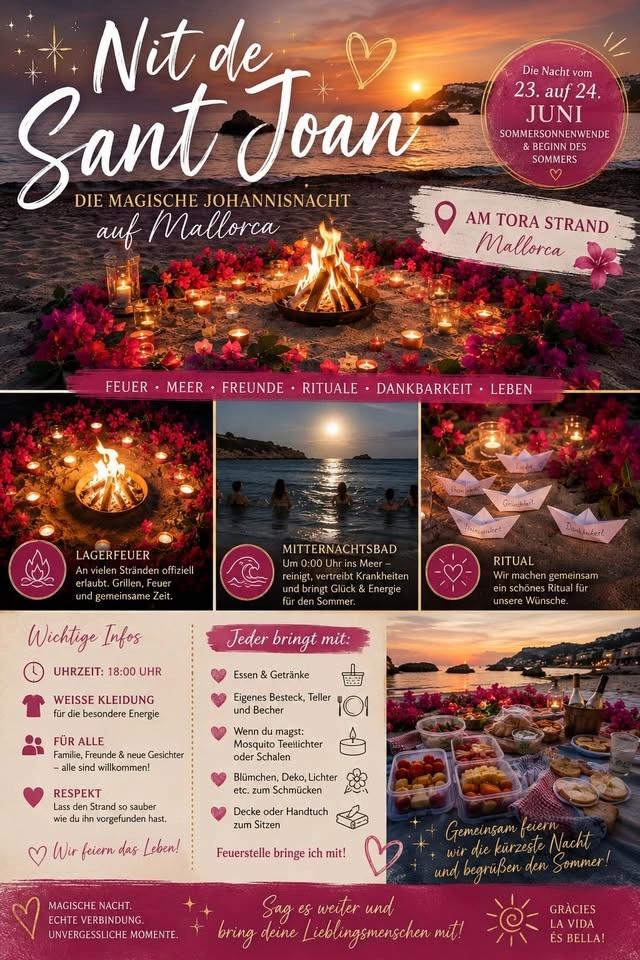20. Gruppentreffen und Nit de Sant Joan
