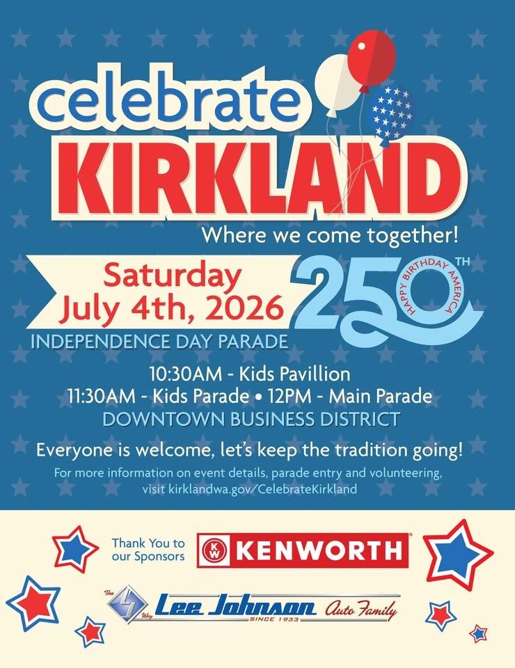 Celebrate Kirkland Fourth of July Parade