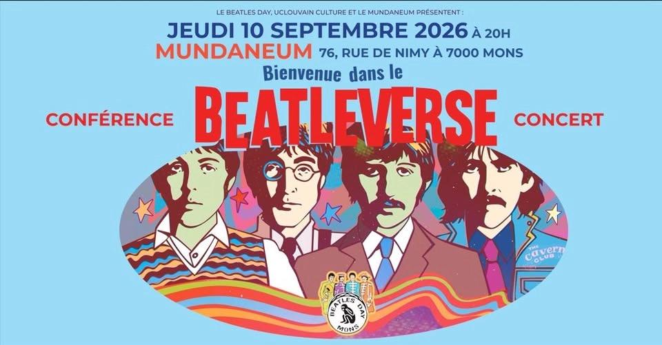 Bienvenue dans le Beatleverse: conférence Paul Vacca & concert Antoine Goudeseune au Mundaneum Mons