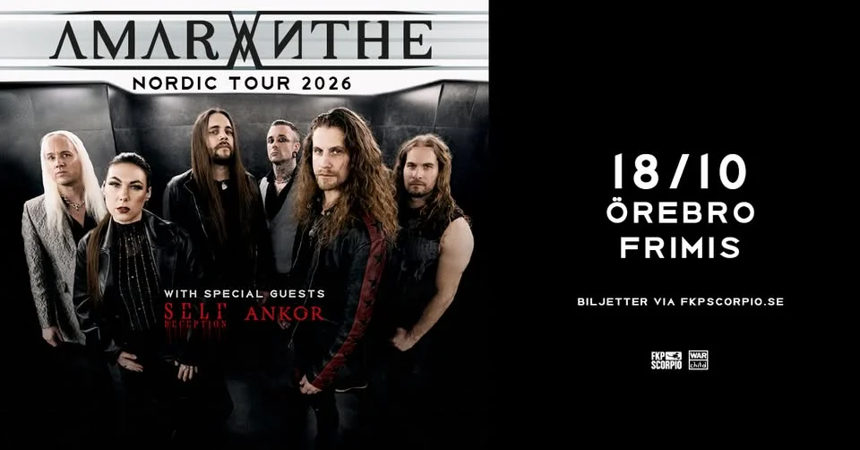 Amaranthe + Support: Self Deception + Ankor | Örebro