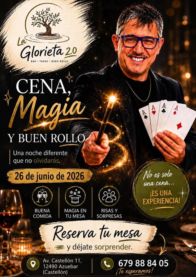 Cena con magia