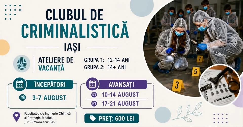 Criminalist în vacanță!