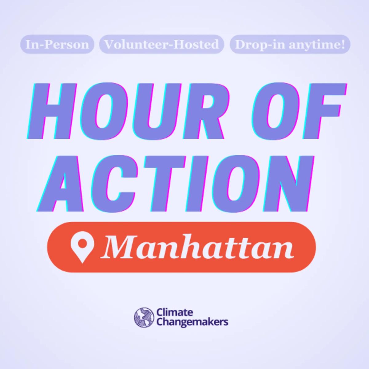 Manhattan Climate Changemakers Hour of Action