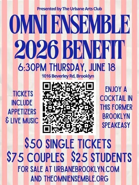 The OMNI Ensemble 2026 Benefit Concert