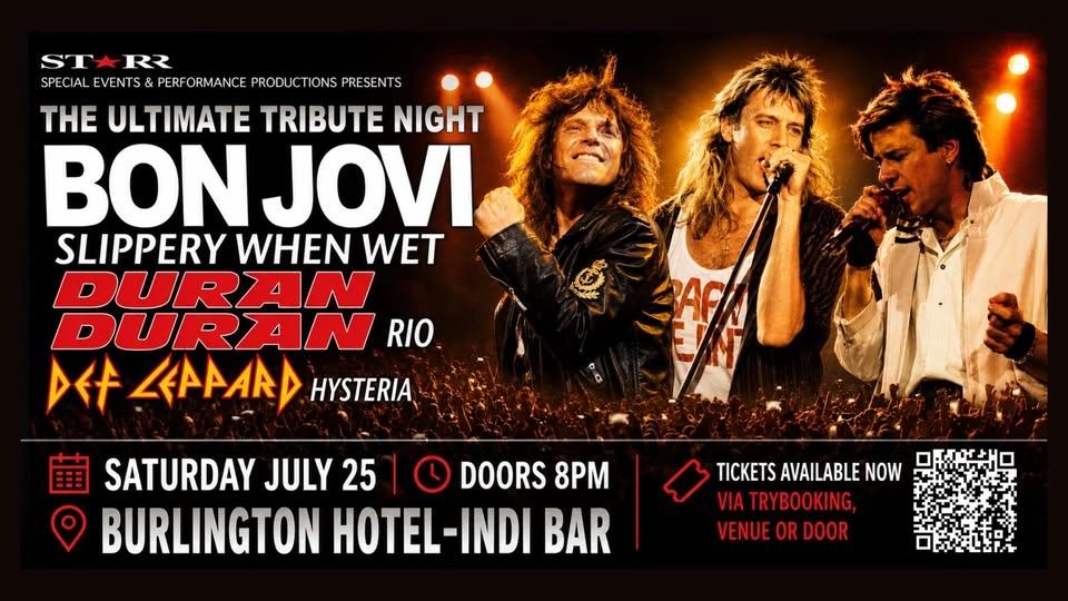 Bon Jovi Slippery When Wet - Duran Duran Rio - Def Leppard Hysteria