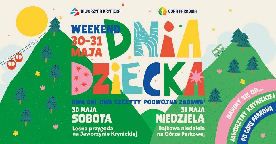 🎈 Dwa szczyty pełne zabawy, czyli Dzień Dziecka na Jaworzynie i górze Parkowej! 🎈