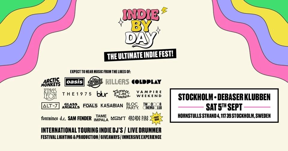 Indie By Day Is Coming To Stockholm!