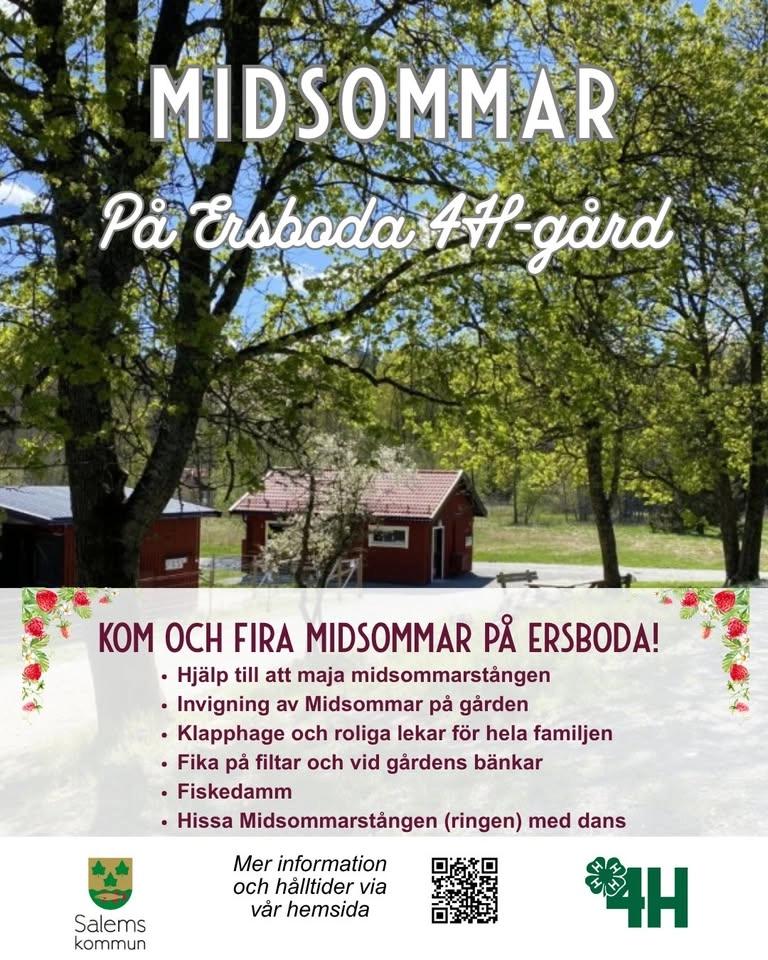 Midsommar på Ersboda 4H-gård
