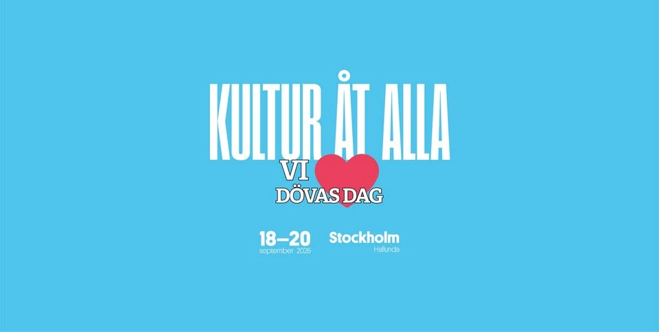 Dövas Dag 2026 — Kultur åt alla