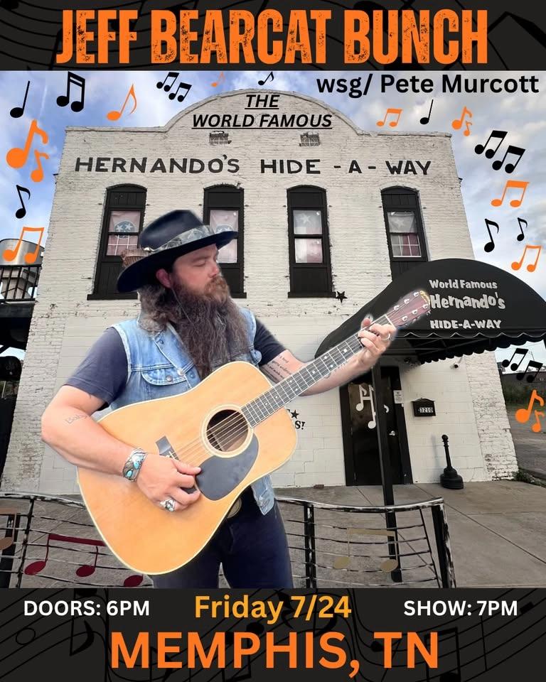 Jeff BearCat Bunch wsg/ Pete Murcott at Hernando's Hide-A-Way Memphis,TN